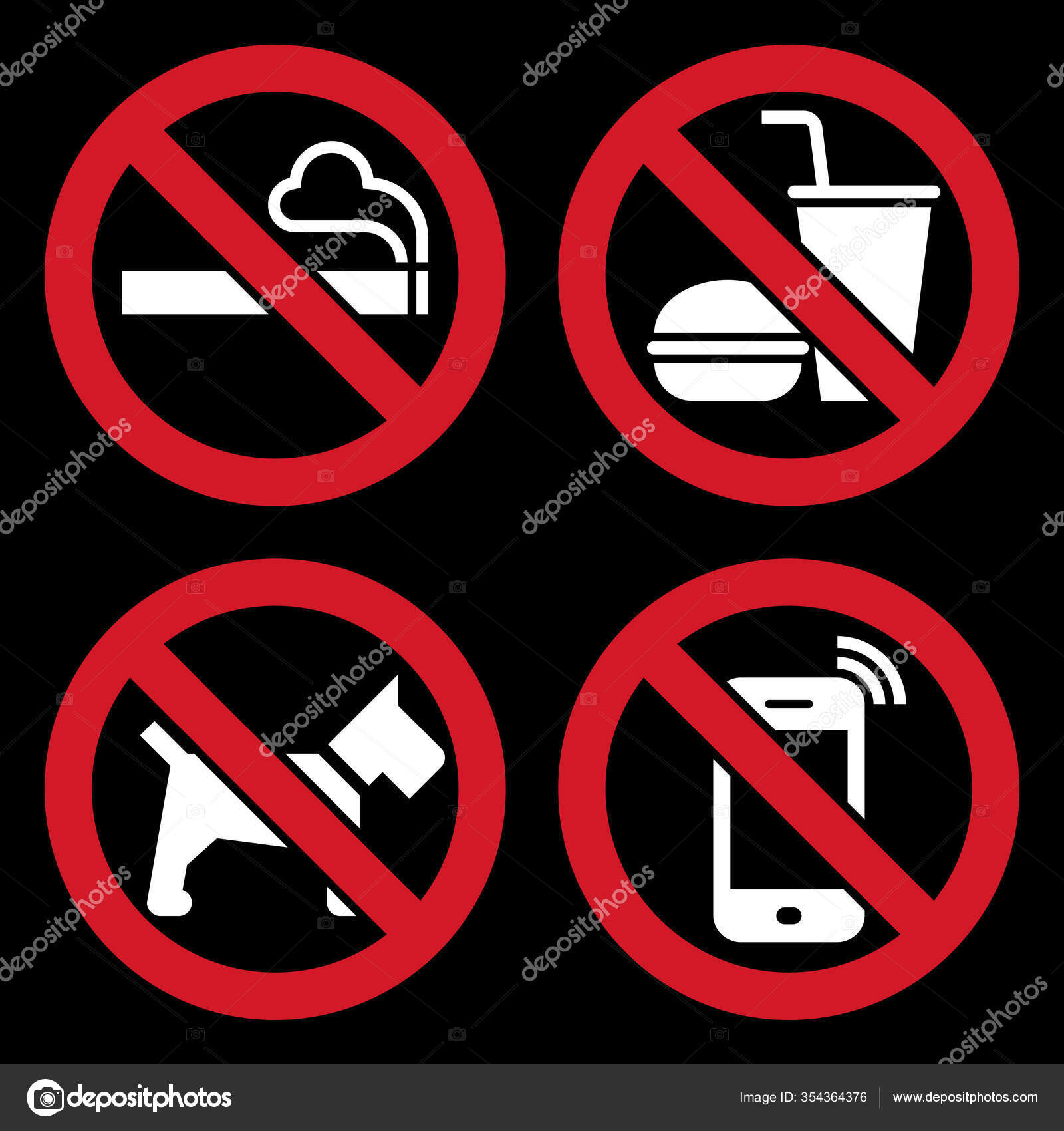 带香烟和电子烟插图的禁止吸烟标志免费图库照片| FreeImages, image size:1600x1700