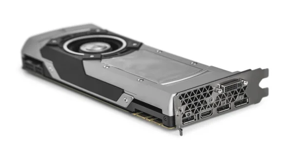 Backgrou에 강력한 Gpu 비디오 그래픽 — 스톡 사진