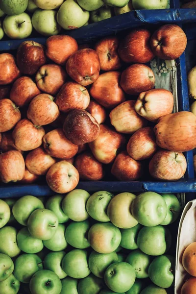 Kırmızı ve yeşil elma