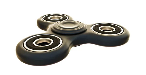 3D ilustracja spinner fidget, izolowana na białym tle — Zdjęcie stockowe