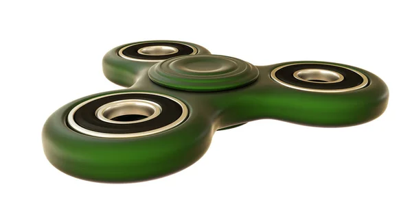 3D ilustracja spinner fidget, izolowana na białym tle — Zdjęcie stockowe