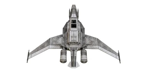 Statek kosmiczny myśliwiec — Zdjęcie stockowe