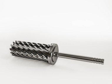 kesici aracı beyaz arkaplanda izole 