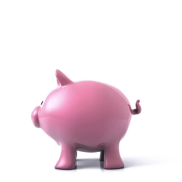 Piggy bank terisolasi pada putih — Stok Foto