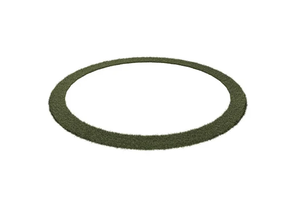 Grass Ring Isolated White Background Illustration — Stock Photo, Image