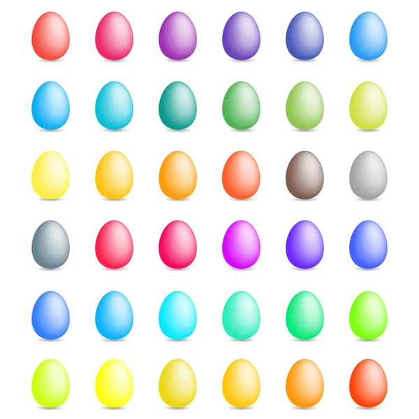 Пасхальні яйця набір — стоковий вектор