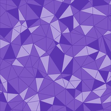 Derin mor poligonal. Vektör arka plan poligonal. Üçgen desen. Geometrik arka plan