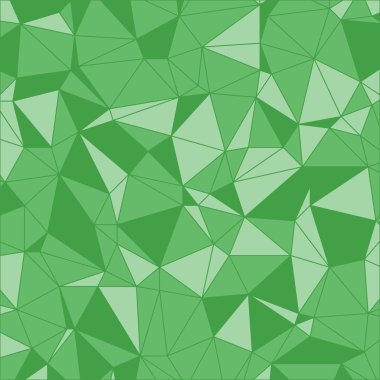 Yeşil poligonal. Vektör arka plan poligonal. Üçgen desen. Geometrik arka plan