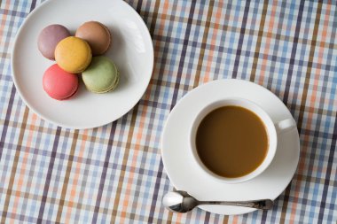 çay ve kahve macaroons