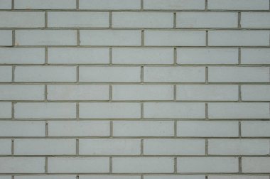 Arkaplan için beyaz tuğla duvar