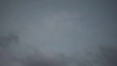 Gökyüzü akşam Timelapse karanlık,