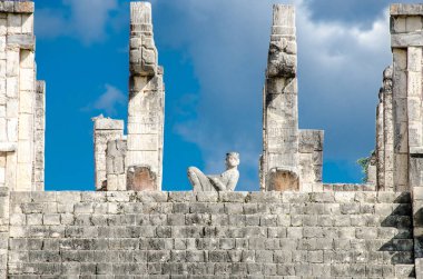 Chichen Itza: Detay Chac katılım savaşçılar Tapınağı'nda