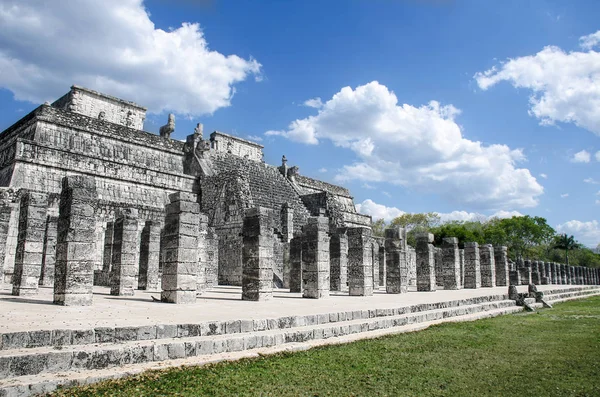Chichén Itzá Templo Los Guerreros —  Fotos de Stock