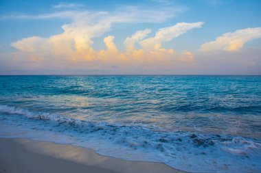 Güzel bir plajda öğleden sonra