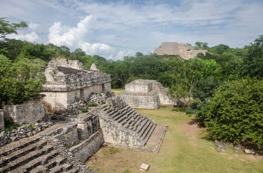 Ek Balam, Yucatan: binaların görünümü