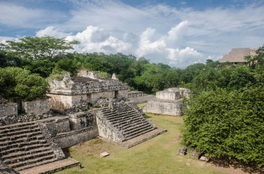 Ek Balam, Yucatan: binaların görünümü