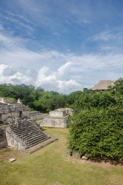 Ek Balam, Yucatan: binaların görünümü