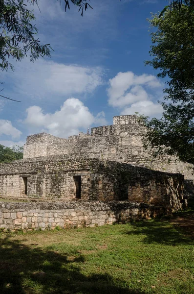 Balam Yucatán Castillo Oval — Foto de Stock