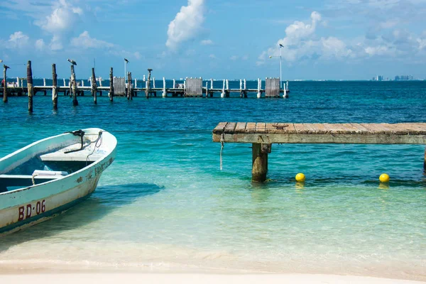 Muelle Isla Mujeres — Foto de Stock