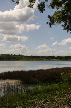 Öğleden sonra Coba Lagoon görünümünü