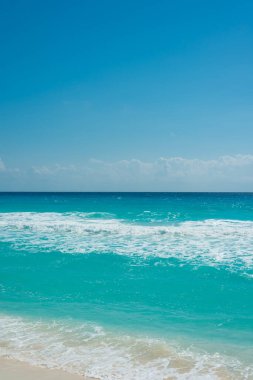 Cancun 'daki şaşırtıcı sahil, Quintana Roo