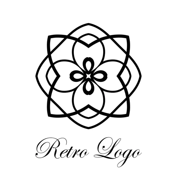 Logotipo ornamental vintage — Vetor de Stock