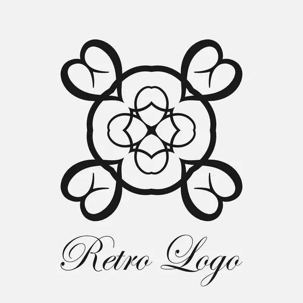 Logotipo ornamental vintage — Vetor de Stock