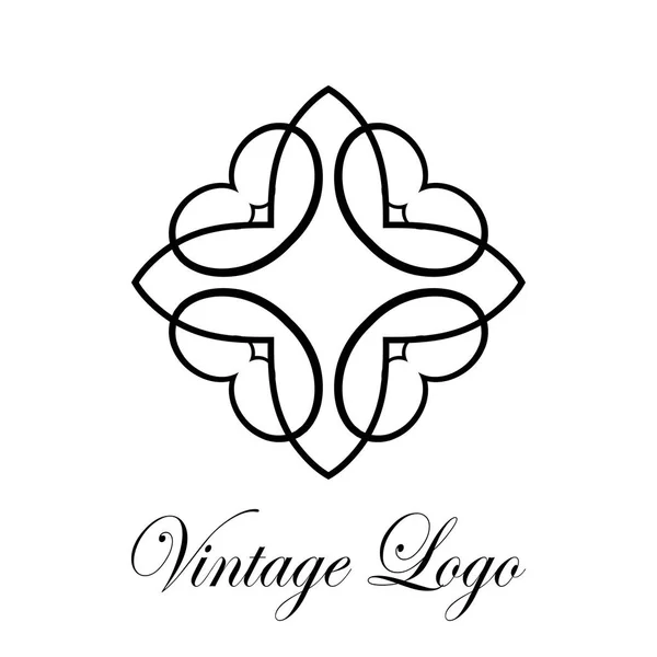 Logo ornamental vintage — Archivo Imágenes Vectoriales