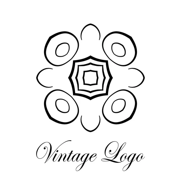 Logo ornemental vintage — Image vectorielle