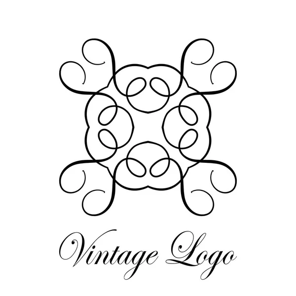 Vintage dekorativ logotyp — Stock vektor