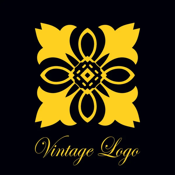 Logotipo adornado vintage — Archivo Imágenes Vectoriales