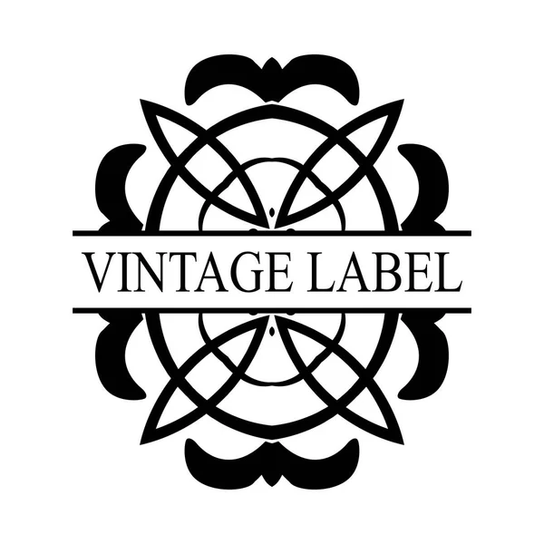 Vintage logo orné — Image vectorielle