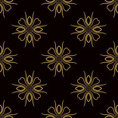 Retro pürüzsüz desen