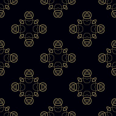 Retro pürüzsüz desen