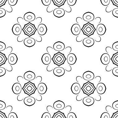 Retro pürüzsüz desen