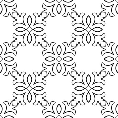 Retro pürüzsüz desen