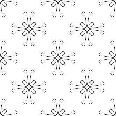 Retro pürüzsüz desen