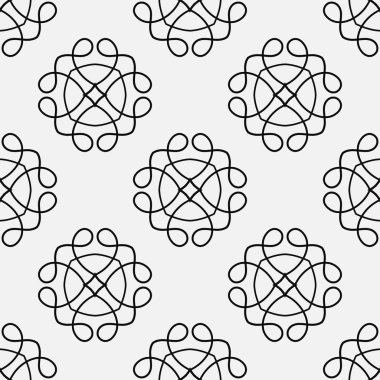 Retro pürüzsüz desen