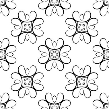 Retro pürüzsüz desen