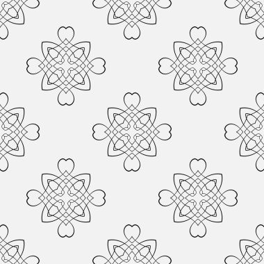 Retro pürüzsüz desen