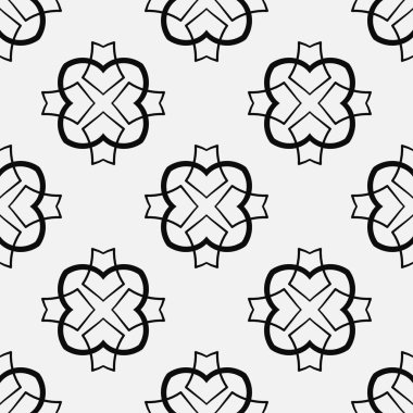 Retro pürüzsüz desen