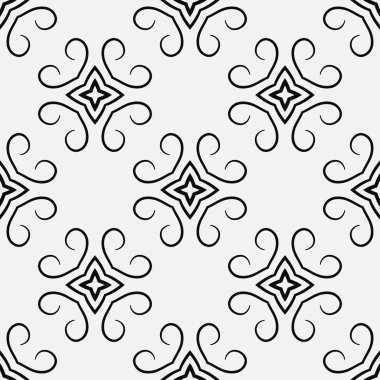 Retro pürüzsüz desen