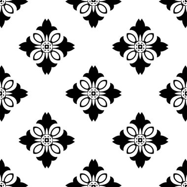 Retro pürüzsüz desen