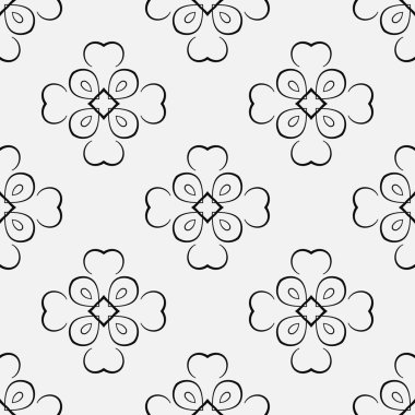 Retro pürüzsüz desen