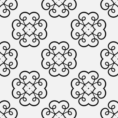 Retro pürüzsüz desen