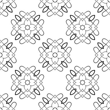 Retro pürüzsüz desen