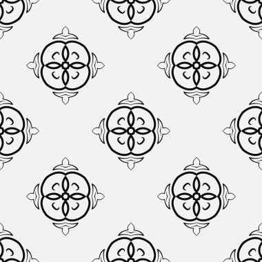 Retro pürüzsüz desen