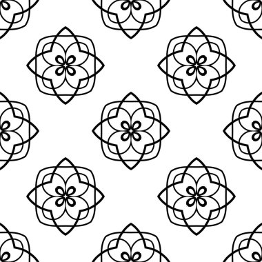 Retro pürüzsüz desen