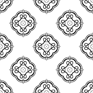 Retro pürüzsüz desen