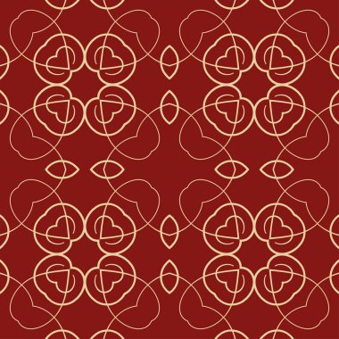 Retro pürüzsüz desen